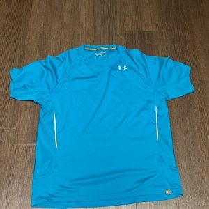 Dry fit underarmor shirt, teal